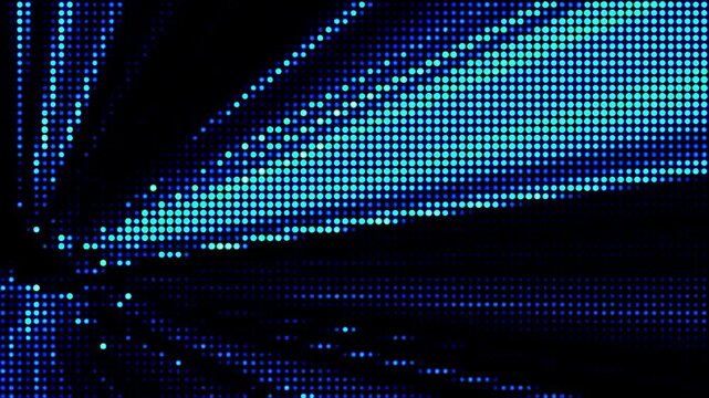 abstract blue dot light background with binary code