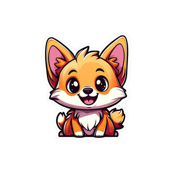 recommend clip art: Adorable Cartoon Corgi Puppy Happy and Playful Dog Illustration