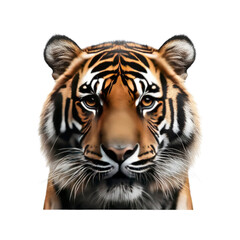 Fototapeta premium Majestic Tiger Portrait Close-Up of a Powerful Bengal Tiger