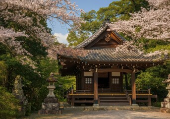Beautiful cherry blossom background
