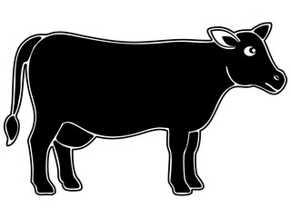 Vector Cow Graphic Farm Animal Illustration Design