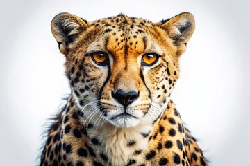 Cheetah on Transparent Background: Wild Cat Isolated for Graphic Design & Photo Editing