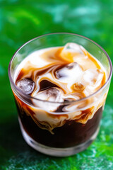 Delightful Iced Coffee with Cream: A Perfect Blend of Flavor and Refreshment for Your Enjoyment on Any Hot Day