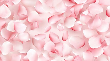 Obraz premium Japanese cherry blossoms in full bloom, delicate pink petals falling, soft dreamy spring atmosphere