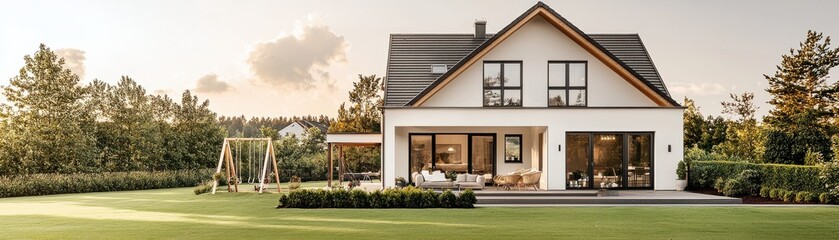 Discover your dream house spacious suburban home for sale with large backyard and serenity