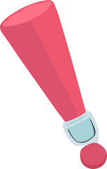 brush with red paint