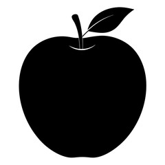 vector illustration of an apple