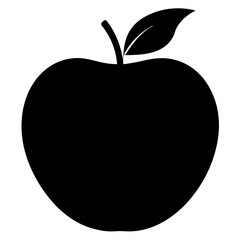 red apple vector illustration