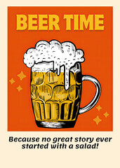 poster beer retro