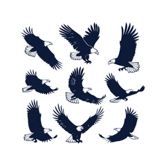 Eagle Silhouette Vector Pack