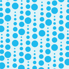Trendy Abstract Blue Circle Pattern