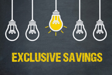 Exclusive Savings	
