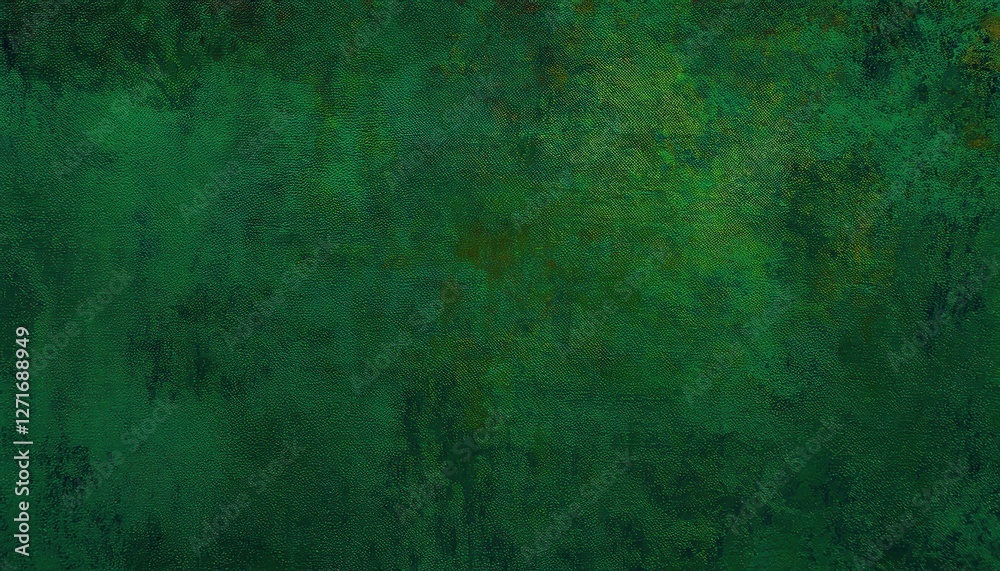 Aufkleber deep emerald green textured abstract background with subtle brushstroke pattern, ideal for graphic design