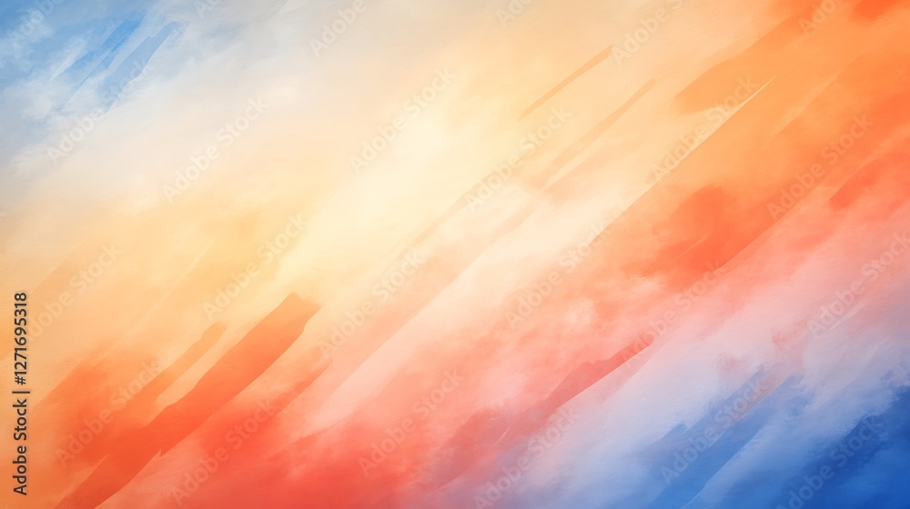 Poster vibrant watercolor abstract background featuring smooth gradients, ideal for artistic and creative p