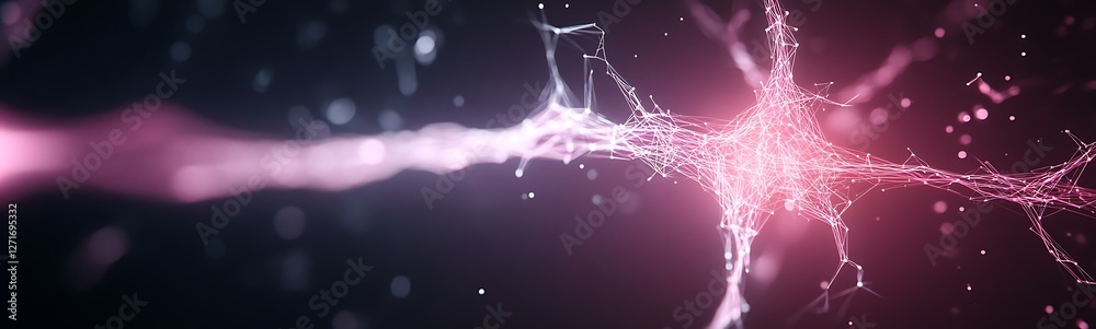 Fototapete An image showcasing advanced neural network visualization techniques in a visually appealing format.