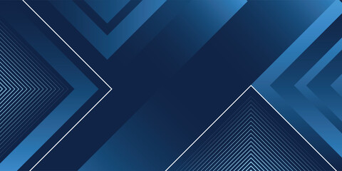 Dynamic fluid blue geometric with hexagon lines gradient background. Vector illustration