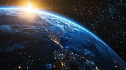 interactive software depicting a digital twin of Earth, being used to predict and adapt to climate related events