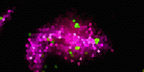 2d illustration Abstract futuristic electronic circuit technology background
