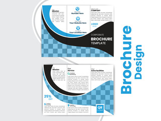 business brochure trifold or bifold and professional medical flyer