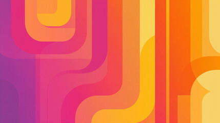 70s color gradient poster background, retro wall decoration, groovy, trippy, geometric shape, vintage hippie wall art for interior, decorative, banner, cover, card