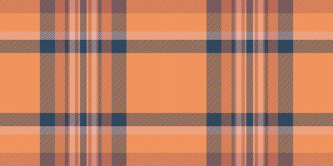 Dogtooth pattern vector background, layered texture textile plaid. Styled check seamless tartan fabric in orange and cyan colors.