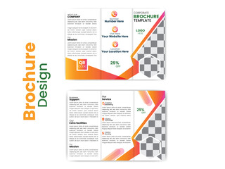 business brochure trifold or bifold and professional medical flyer