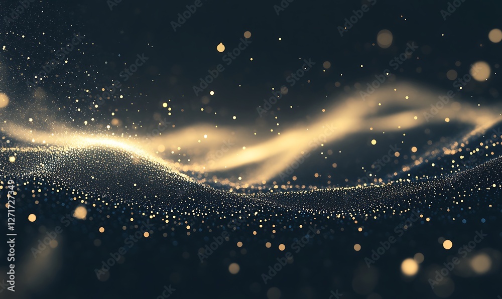 Poster AI-driven quantum computing core emitting a glowing light, showcasing advanced technology and innovation in a futuristic design.