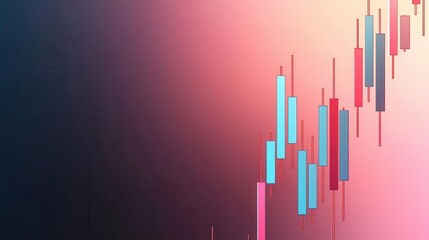 Obraz premium Digital stock market screen displaying Easterthemed bullish trends and rising graphs