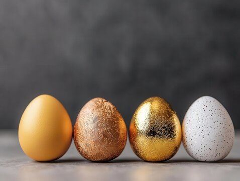 Crypto exchange Easter event with virtual eggs representing different digital assets