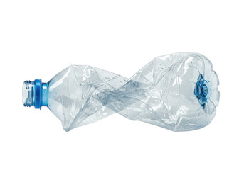A Plastic bottle waste transparent background