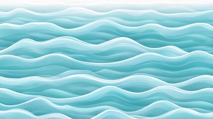 Obraz premium Abstract Ocean Waves: Serene Teal Water Texture