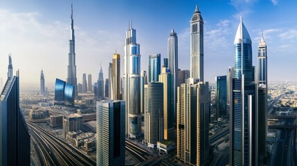 Dubai's Architectural Marvels: A Stunning Skyline View