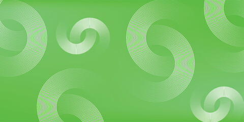 Abstract green wavy background. Vector