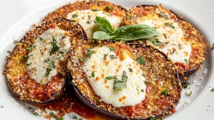 Baked Eggplant with Mozzarella and Tomato Sauce: A Culinary Delight