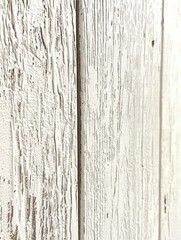 Wooden Wall with Peeling Paint