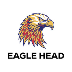 Head Eagle logo Design