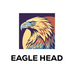 Head Eagle logo Design