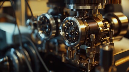 Factory Machine Close-Up