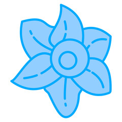 Paperwhite Narcissus Icon For Design Elements