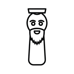 hand drawn vector illustration of a bottle of beer