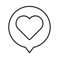 heart icon vector illustration