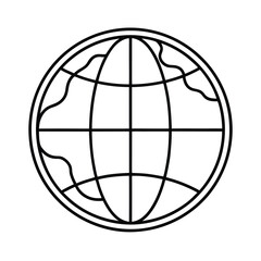 earth globe icon