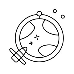 Obraz premium vector illustration of a bell