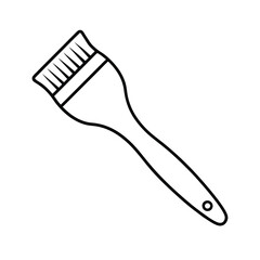 brush on white background