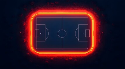 A cutting edge stadium with a dynamic retractable roof surrounded by glowing neon panels that create a vibrant and futuristic atmosphere for sports and entertainment events