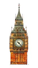 PNG Big Ben shape collage cutouts architecture building tower.