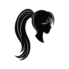 woman with long hair