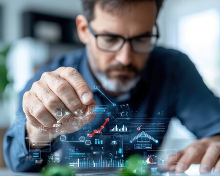 Advanced Home Tech Installation Scene with Professional