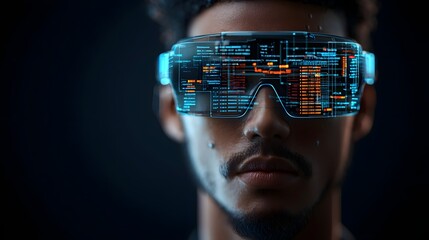 Conceptual image of a futuristic AI powered holographic employment equity platform that tracks and analyzes job market inclusion workforce diversity and fair pay analytics