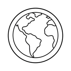 earth globe icon